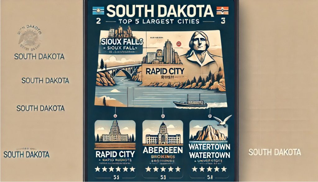 Top 5 Largest Cities in South Dakota